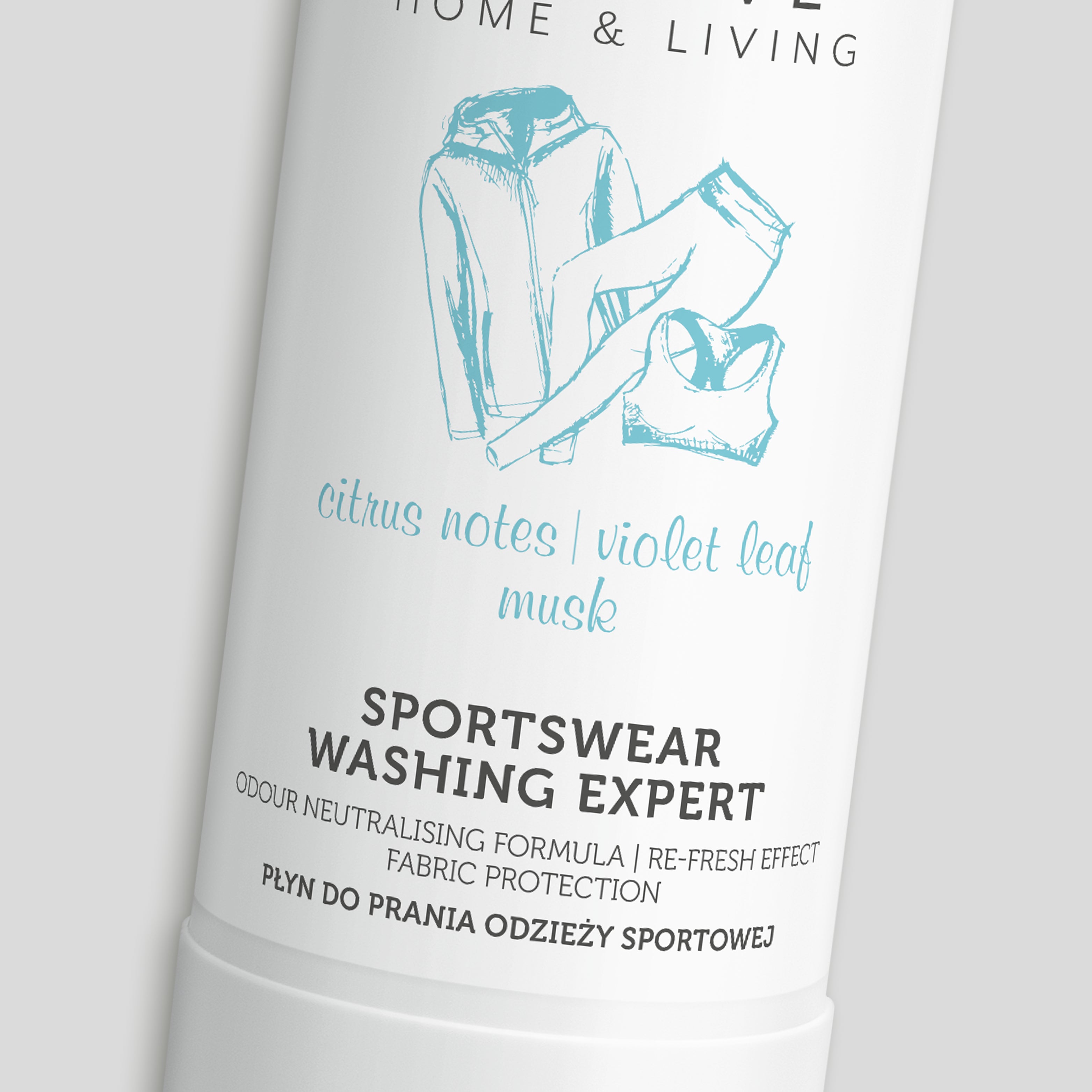 Płyn do prania odzieży sportowej