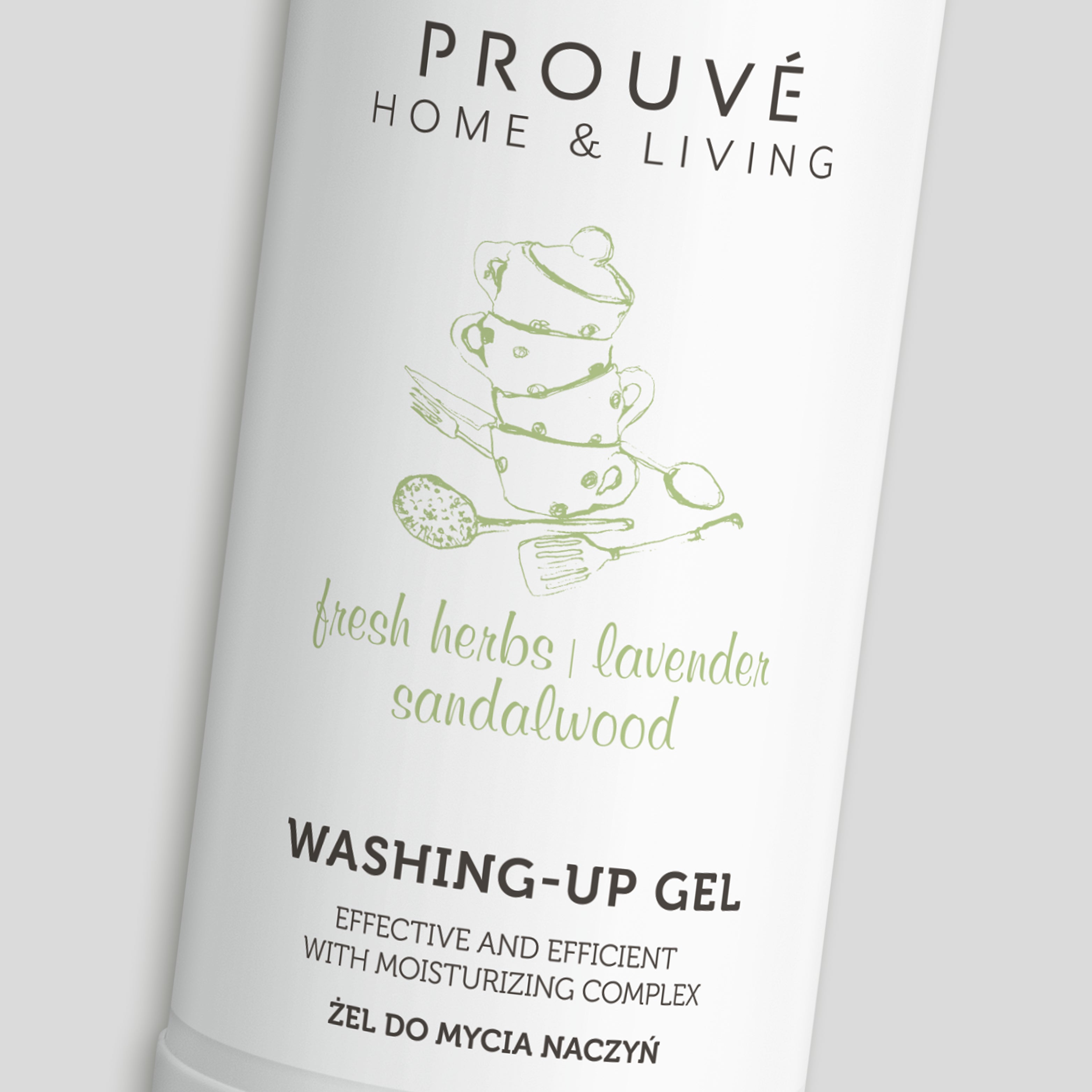 Gel na mytí nádobí