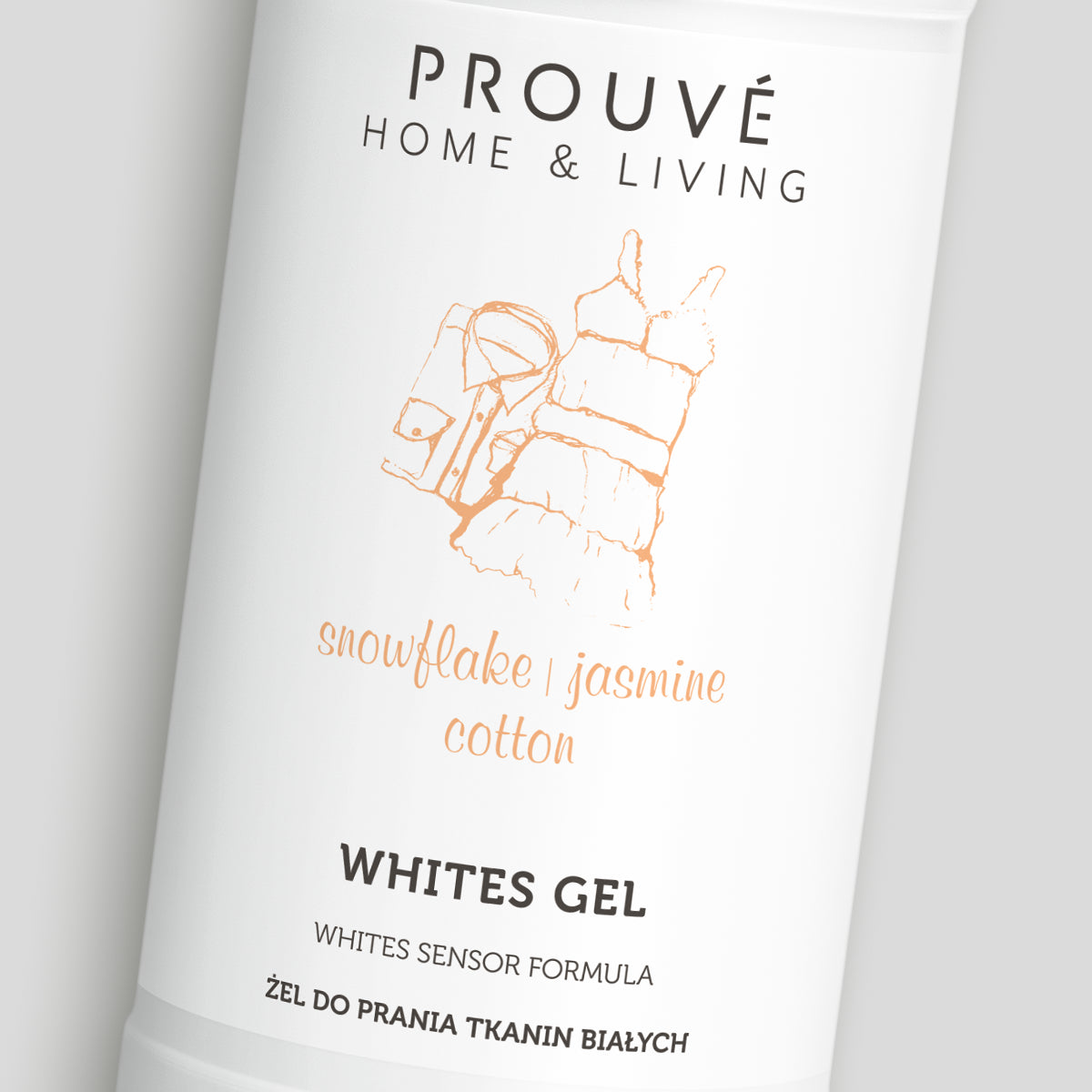 Żel do prania tkanin białych