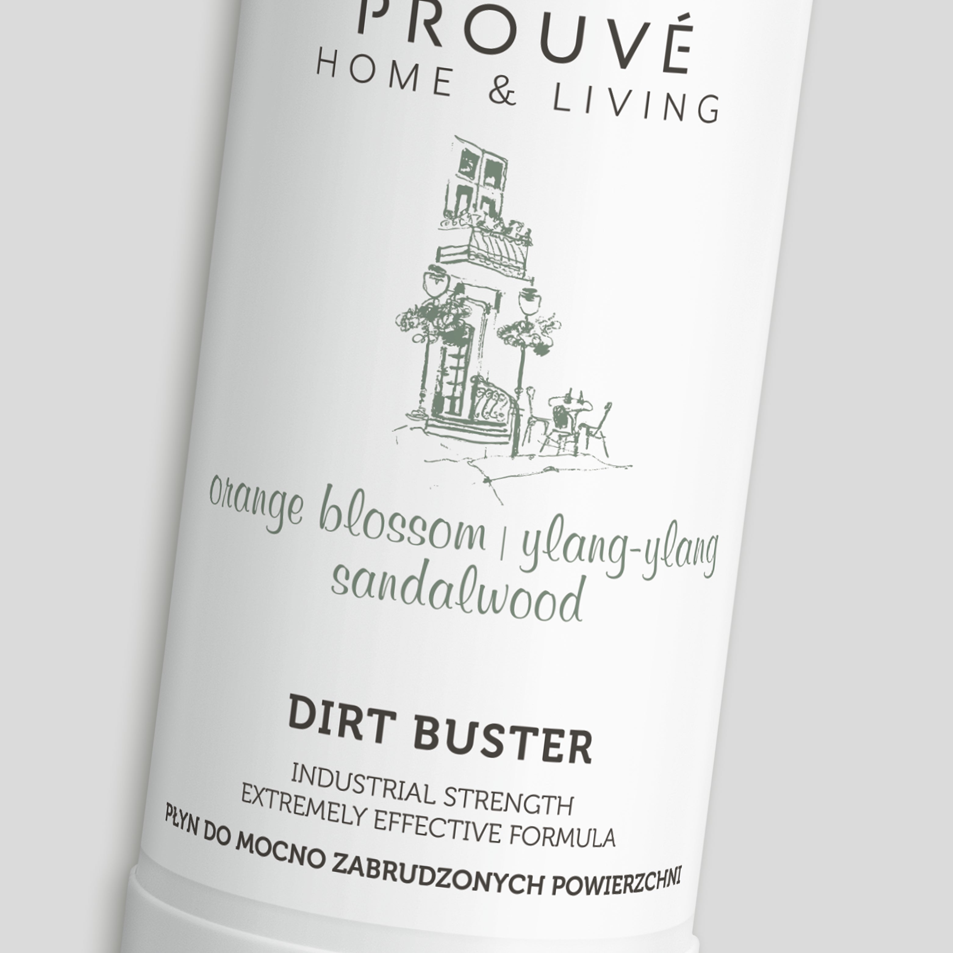 Vloeistof voor sterk vervuilde oppervlakken