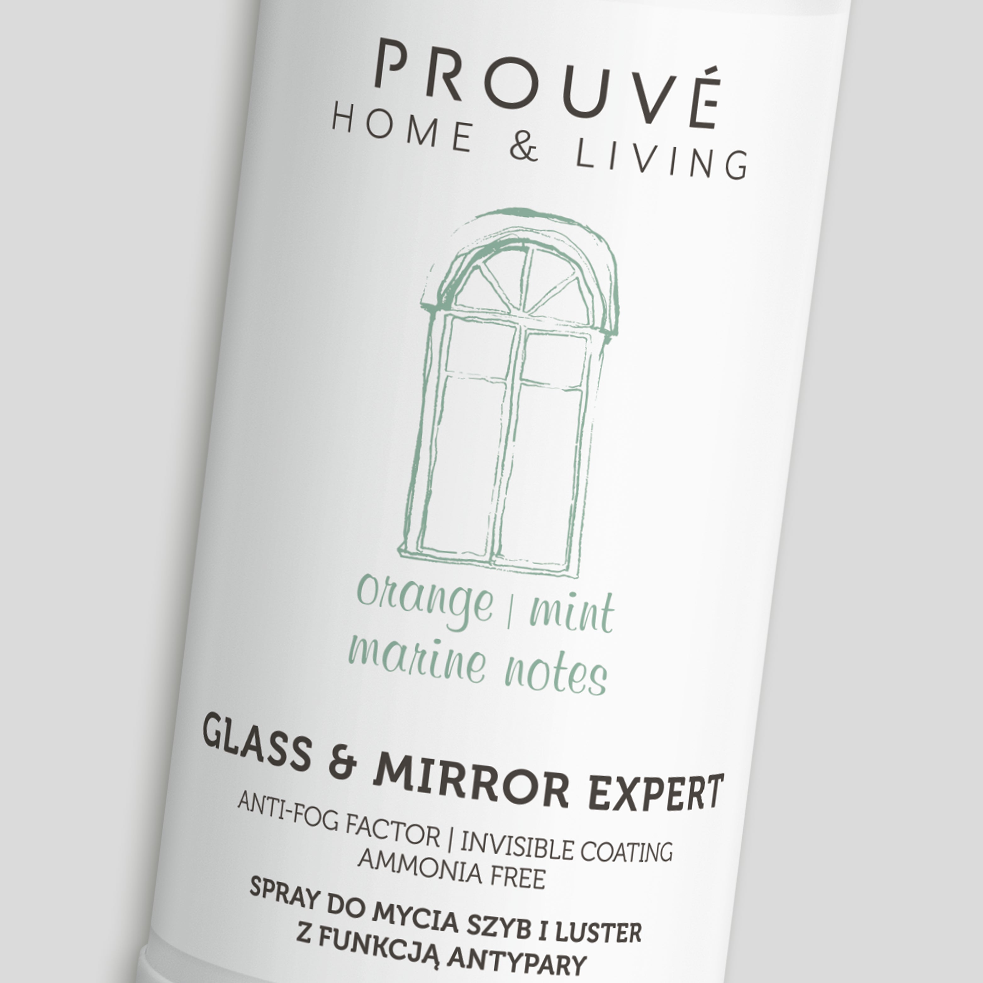 Spray voor ruiten en spiegels met anti-condensfunctie