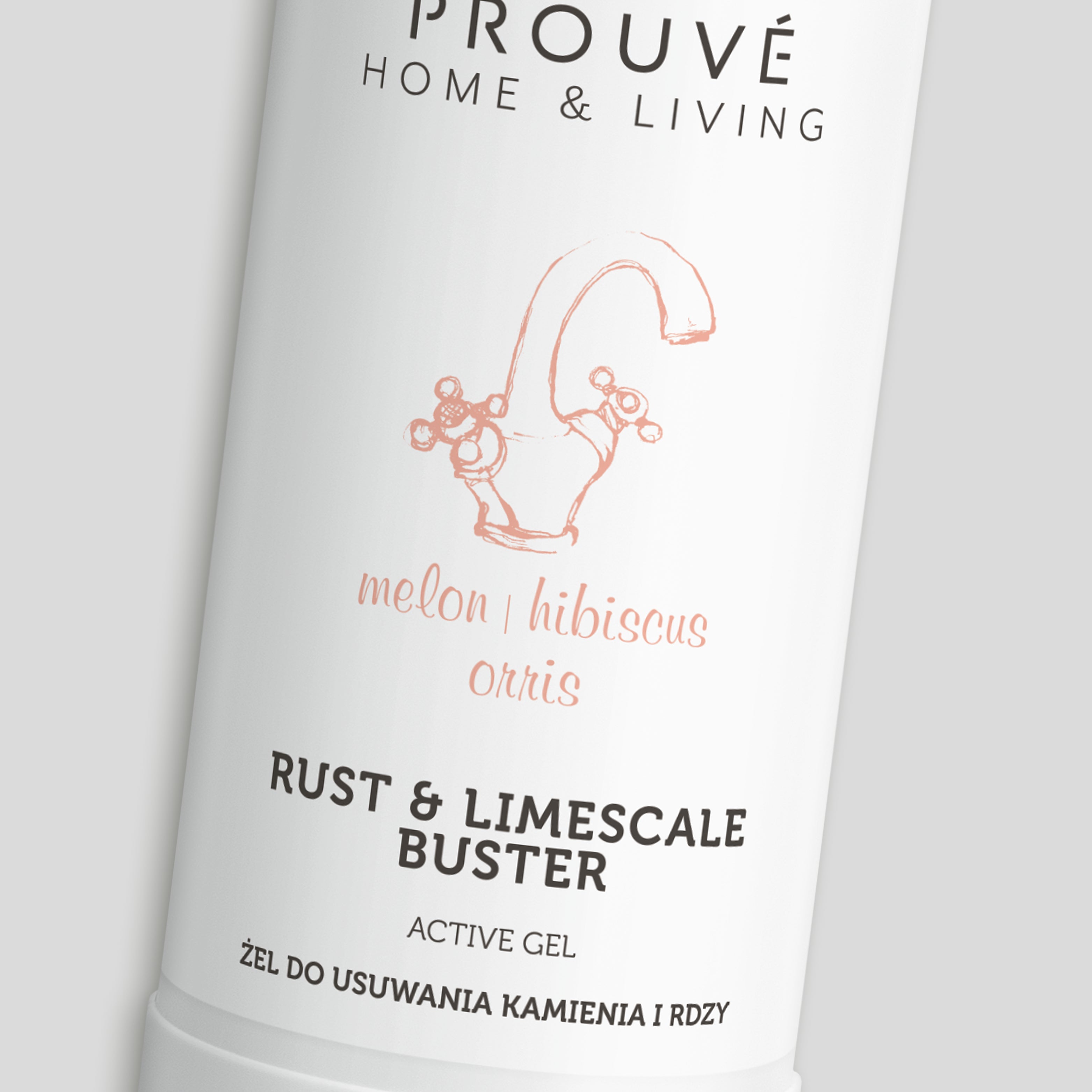 Gel na odstraňování vodního kamene a rzi