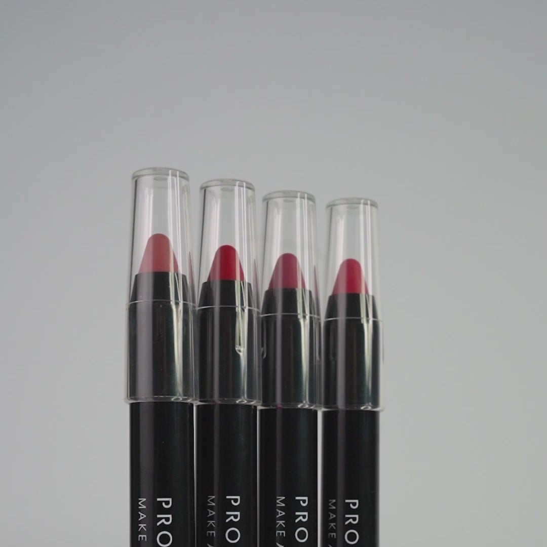 Video laden: Matte Lippenfarbe im Stift - sinnliches Rot